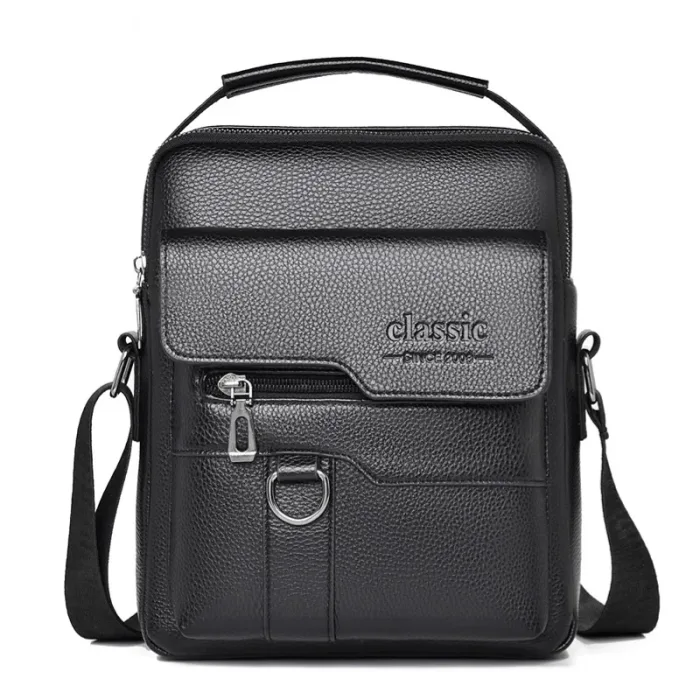 NEW Men's Business Commute Crossbody Bag high quality PU Shoulder Bag Large Capacity Men Handbag Phone Bag Gift For Men